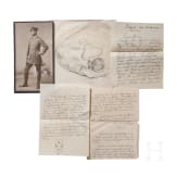 Fritz Klimsch (1870&ndash;1960), a drawing, autographs and a photo