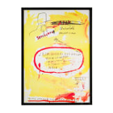 &ldquo;Supercomb&rdquo;, poster after Jean-Michel Basquiat (Brooklyn, New York 1960&ndash;1988 New York)