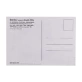 "Kate", after Banksy, postcard with printed details for the exhibition "Crude Oils", London