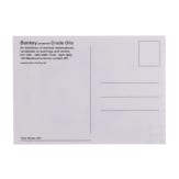 "Kate", after Banksy, postcard with printed details for the exhibition "Crude Oils", London
