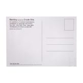 "Kate", after Banksy, postcard with printed details for the exhibition "Crude Oils", London