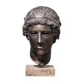 "Head of a Youth", museum replica after an antique model, attributed to Silvano Bertolin (b. 1938 Casarsa della Delizia), contemporary