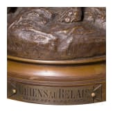 &ldquo;Chiens au relais&rdquo;, cast from the model by Prosper Lecourtier (Gr&eacute;milly 1851&ndash;1924 Paris), late 19th century