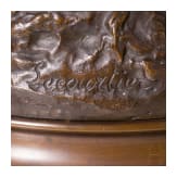 &ldquo;Chiens au relais&rdquo;, cast from the model by Prosper Lecourtier (Gr&eacute;milly 1851&ndash;1924 Paris), late 19th century