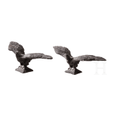 Two bronze eagles and three plaques, Karl Albiker (1878 &Uuml;hlingen - 1961 Ettlingen), Dresden, 1929-1943