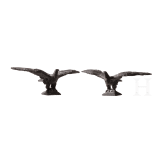 Two bronze eagles and three plaques, Karl Albiker (1878 &Uuml;hlingen - 1961 Ettlingen), Dresden, 1929-1943