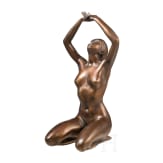 Arno Breker (1900-91) &ndash; "Girl in Love", bronze with brown patina
