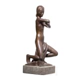 &bdquo;Akt mit verschr&auml;nkten Armen&ldquo;, Peter Terkatz (Viersen 1880-1954 Bad Honnef)