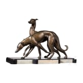 &bdquo;Zwei Windhunde", bezeichnet &bdquo;ROCHARD", um 1930