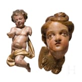 Putto und Puttokopf, s&uuml;ddeutsch, 18. Jhdt.