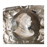 Schauplatte, Augsburg, Heinrich Mannlich ( Meister 1658-1698), wohl 1670-74