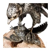 Gro&szlig;er Silberadler als Trinkspiel, deutsch, wohl Hanau, um 1890