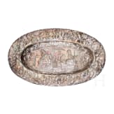 Silberne Schauplatte, deutsch, wohl 19. Jhdt.