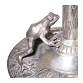 Zwei gro&szlig;e silberne Falken, deutsch, Hanau, Wilhelm Weinranck, um 1900