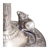 Zwei gro&szlig;e silberne Falken, deutsch, Hanau, Wilhelm Weinranck, um 1900
