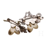 Gold- und Grandelschmuckset: Brosche und Kette