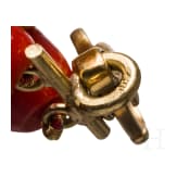 Goldmontierte Korallenkette mit Gemme, um 1900 (Gemme)
