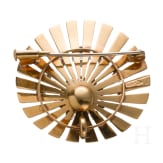 Brosche in F&auml;cherform