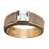 Ring mit Aquamarin, Italien