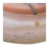 A lidded glass tin, Nancy, Emile Gall&eacute;, circa 1900