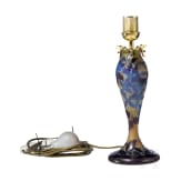 A table lamp, Nancy, Gall&eacute;, circa 1910 (lampstand), shade and mounting added