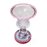 A millefiori glass paperweight pen holder, Saint Louis, 1973