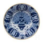 Four plates, Netherlands, Delft, 18th century