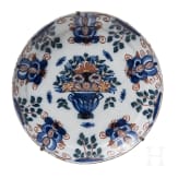 Four plates, Netherlands, Delft, 18th century