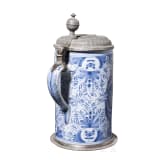 A Nuremberg fayence mug, showing St. Nepomuk, Kordenbusch Workshop, ca. 1740