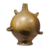 A large stoneware pilgrim's flask, Raeren, 17th century