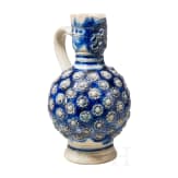 A glazed stoneware Westerwald jug, late 17th century