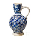 A glazed stoneware Westerwald jug, late 17th century