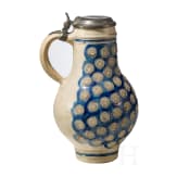A large glazed stoneware jug, Westerwald, circa 1700 - first half of the 18th century