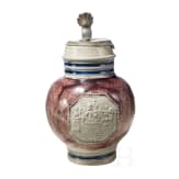 A stoneware jug, Westerwald, 17th century