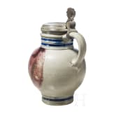 A stoneware jug, Westerwald, 17th century
