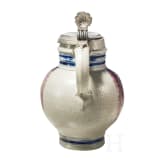 A stoneware jug, Westerwald, 17th century