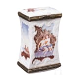 A Rococo pocelain double-tin, circa 1750