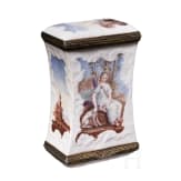 A Rococo pocelain double-tin, circa 1750