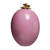 A porcelain Easter egg showing the Mausoleum Charlottenburg, KPM, 2nd half of the 19th century