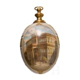 A porcelain Easter egg showing the Kronprinzen-Palais in Berlin, KPM, late 19th century