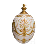 A porcelain Easter egg showing the Kronprinzen-Palais in Berlin, KPM, late 19th century