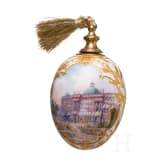 A porcelain easter egg showing the Berlin Palace, KPM, late 19th century
