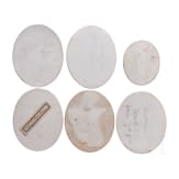 Six finely painted porcelain plaques with portrait miniatures, possibly by C.M. Hutschenreuther, between 1900 and 1915