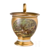 Jagdliche Tasse, Meissen, um 1830