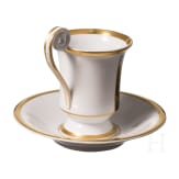 Ansichtentasse mit Untertasse, KPM, nach 1913