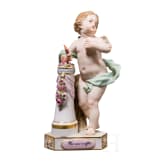 Devisenkind &bdquo;Un me suffit&ldquo;, Michel Victor Acier, 1775 (Entwurf), Meissen, vor 1924 (Ausf&uuml;hrung)