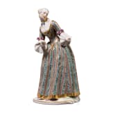 &bdquo;Isabella&ldquo; aus der Commedia dell'arte, Franz Anton Bustelli, um 1760 (Entwurf), Nymphenburg, 20. Jhdt.
