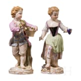 Zwei G&auml;rtnerkinder, Johann Joachim Kaendler, um 1750 (Entwurf), Meissen, fr&uuml;hes 20. Jhdt.