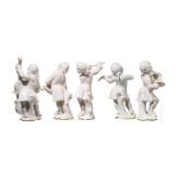 F&uuml;nf musizierende Putti, Karl Himmelstoss, Hutschenreuther Selb (Ausf&uuml;hrung)