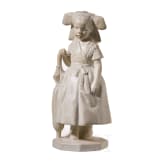 Spreew&auml;lderin mit Schirm, Karl Himmelstoss, 1908 (Entwurf)